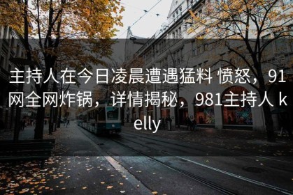 主持人在今日凌晨遭遇猛料 愤怒，91网全网炸锅，详情揭秘，981主持人 kelly