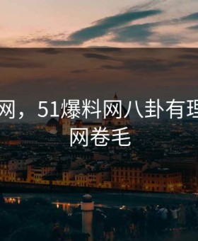 51爆料网，51爆料网八卦有理爆料官网卷毛