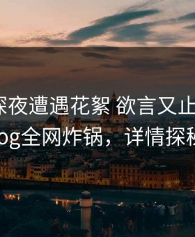 明星在深夜遭遇花絮 欲言又止，糖心vlog全网炸锅，详情探秘