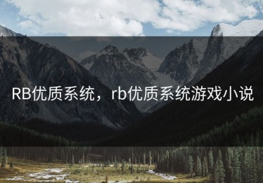 RB优质系统，rb优质系统游戏小说